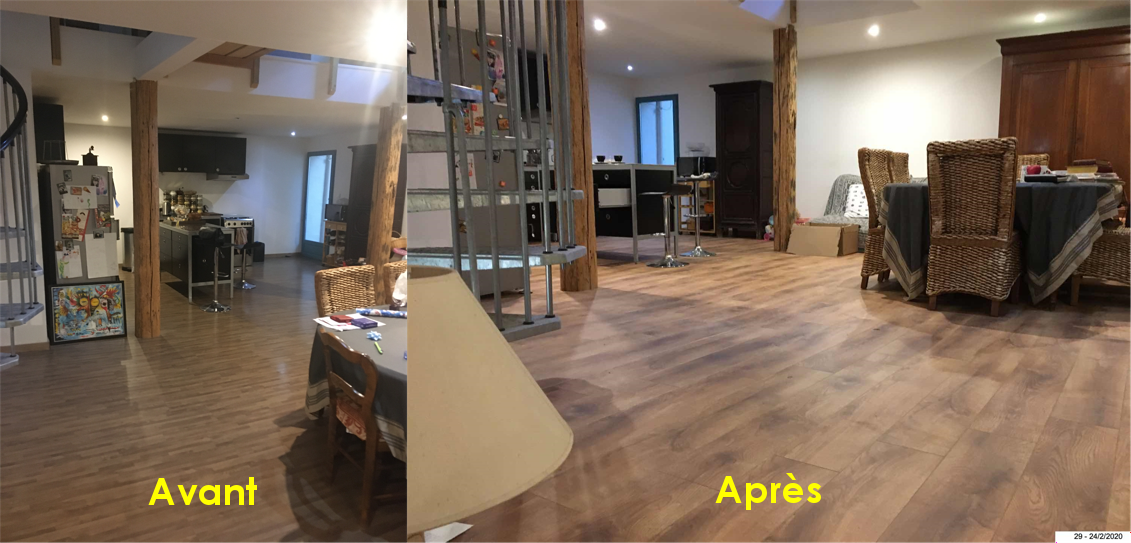 Rénovation appartement suite à un dégât des eaux