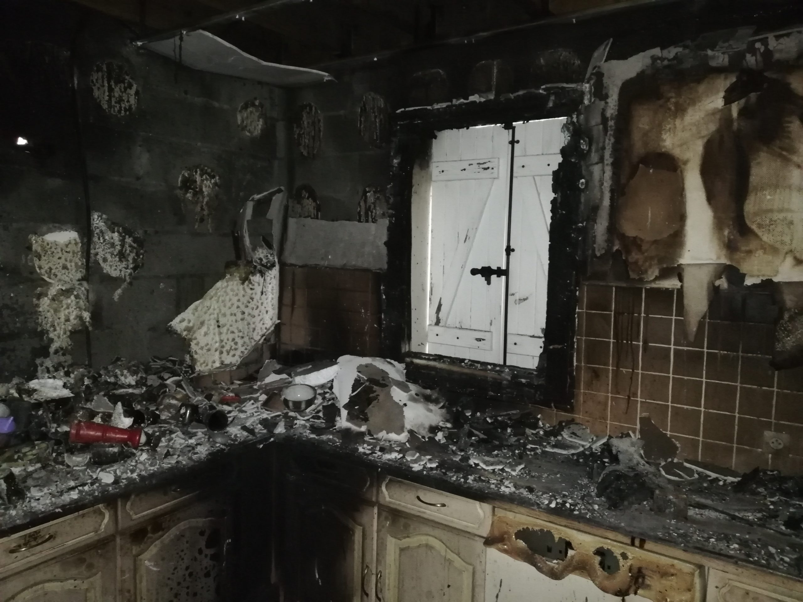 Décontamination suite à incendie