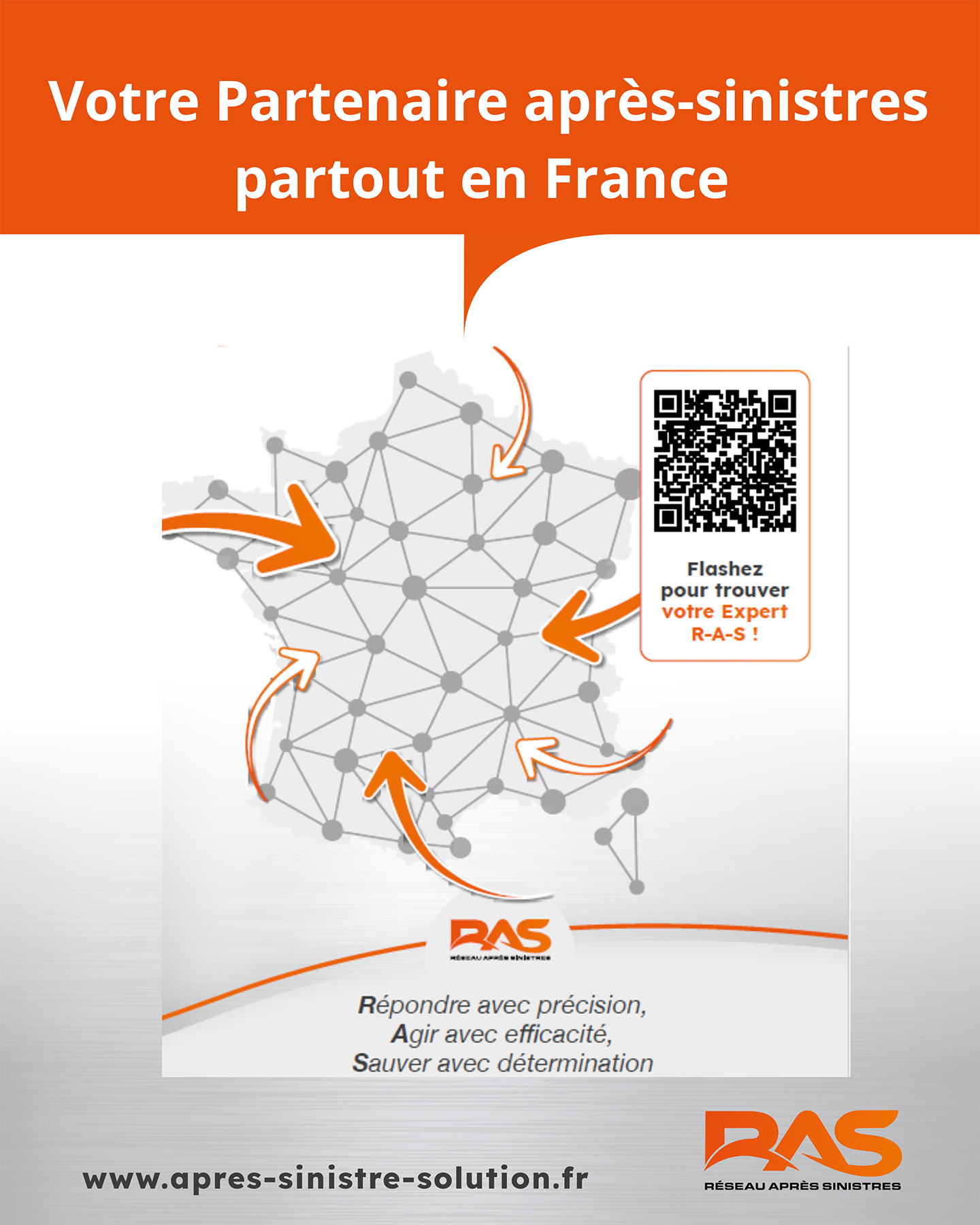 Réseau après sinistre partout en France